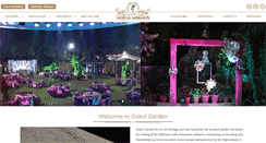 Desktop Screenshot of gokulgarden.com